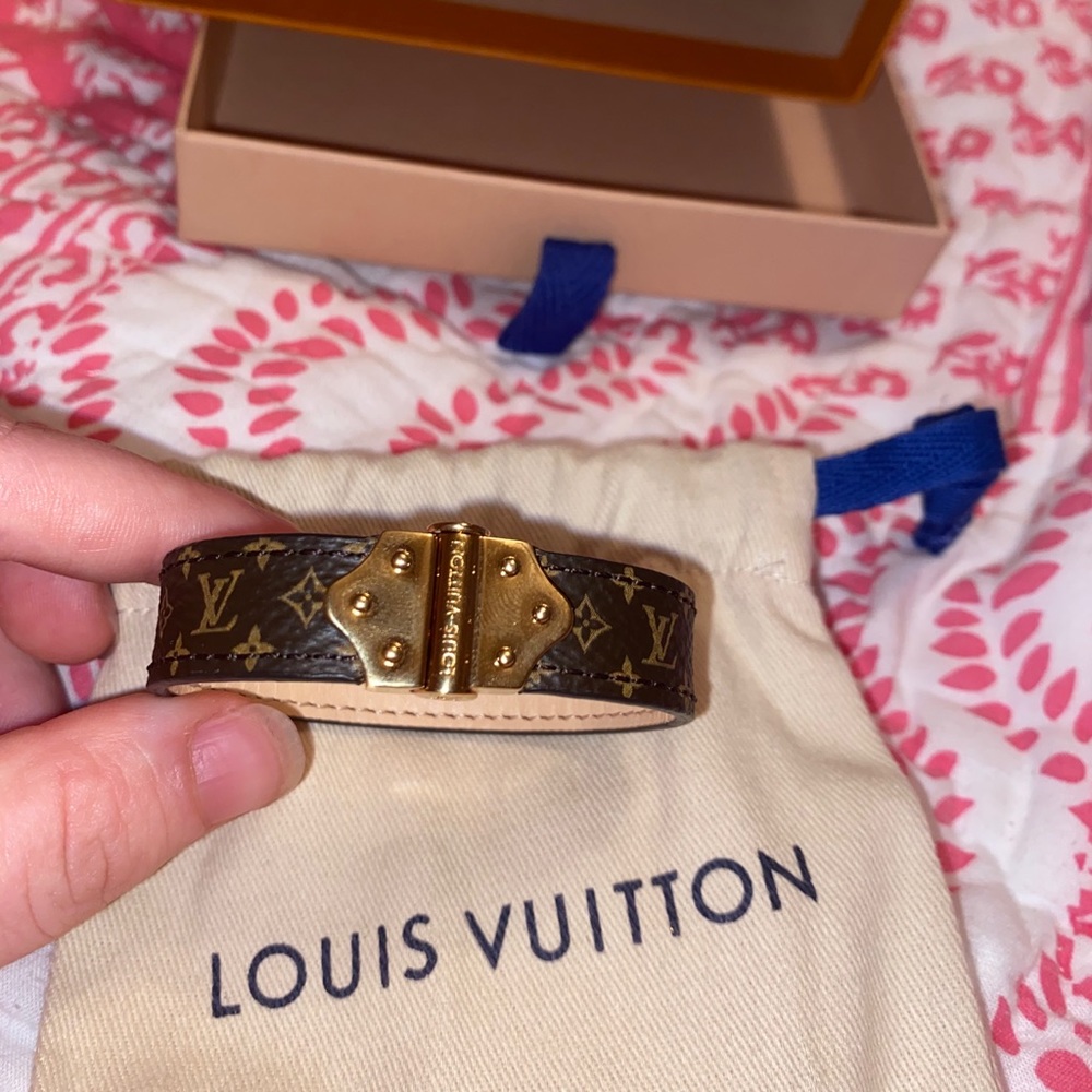 Authentic Louis Vuitton Nano Monogram Bracelet